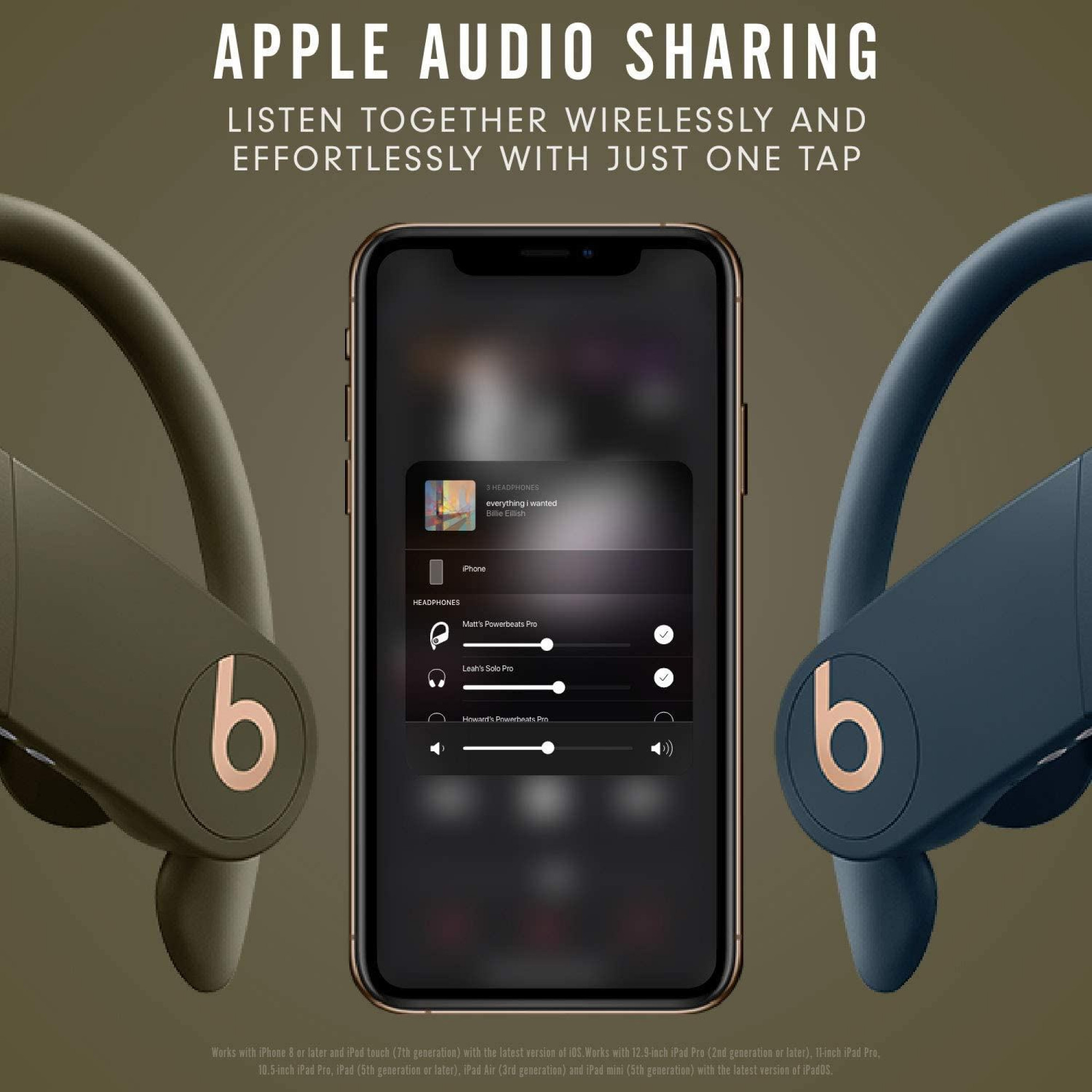 Beats Powerbeats Pro Bluetooth True Wireless-oortelefoon - Mos Beats Powerbeats Pro Bluetooth True Wireless-oortelefoon - Mos