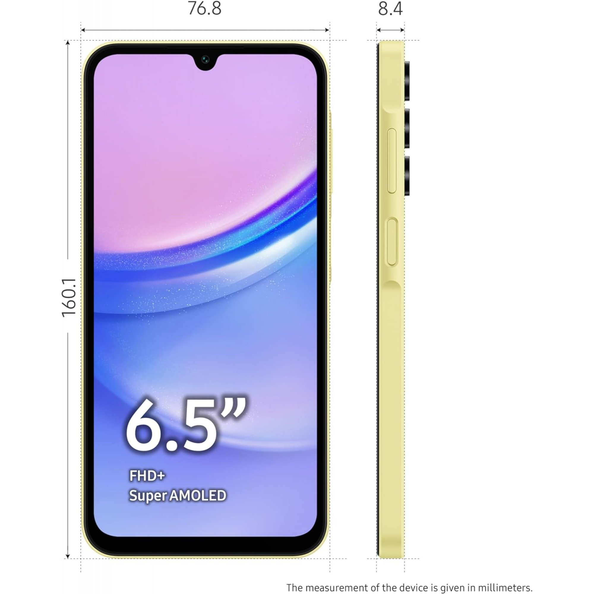 Samsung Galaxy A15 4G Smartphone (6+128GB, Dual Sim) - Geel Samsung Galaxy A15 4G Smartphone (6+128GB, Dual Sim) - Geel