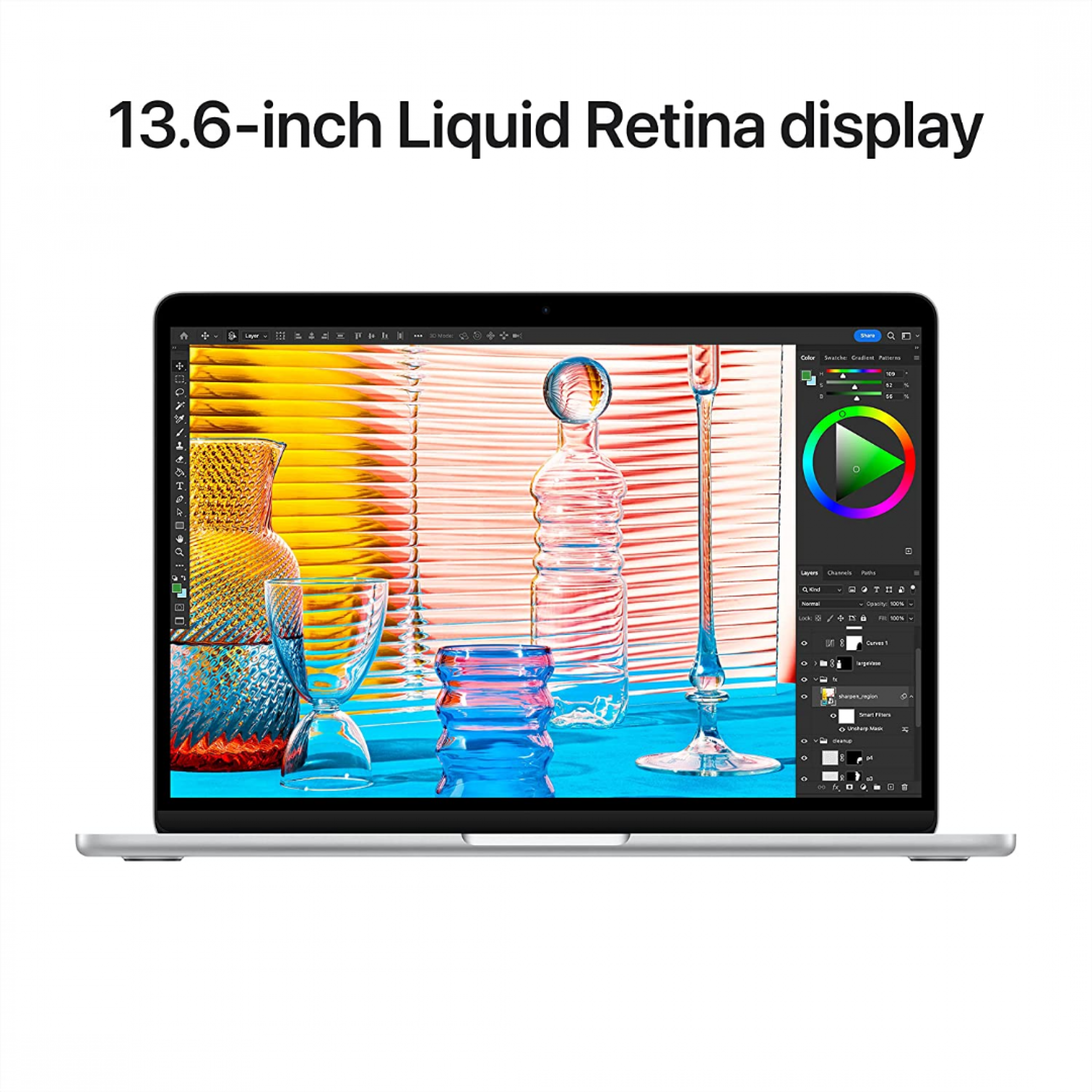 Apple MacBook Air 2022 (13,6 inch, M2, 512 GB) - Zilver Apple MacBook Air 2022 (13,6 inch, M2, 512 GB) - Zilver