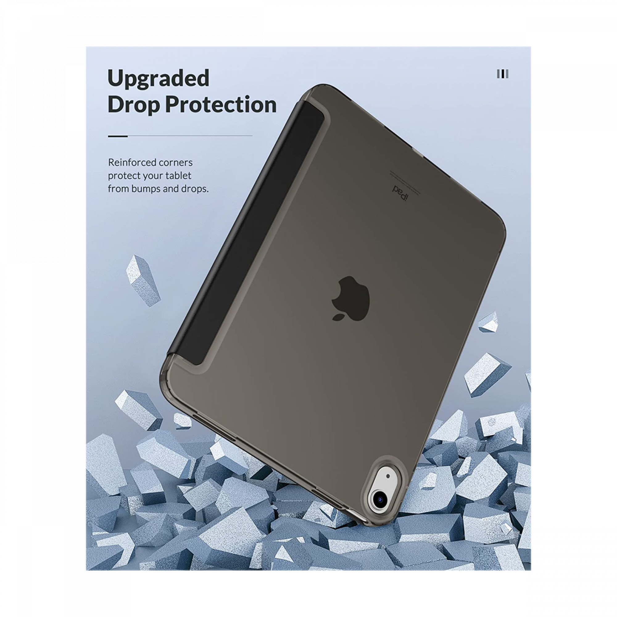 Case voor Apple iPad 10e Generatie 2022 (10,9 Inch, Auto Wake/Sleep) - Zwart Case voor Apple iPad 10e Generatie 2022 (10,9 Inch, Auto Wake/Sleep) - Zwart