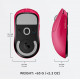 Logitech G PRO X (Superlight Draadloos) - Magenta