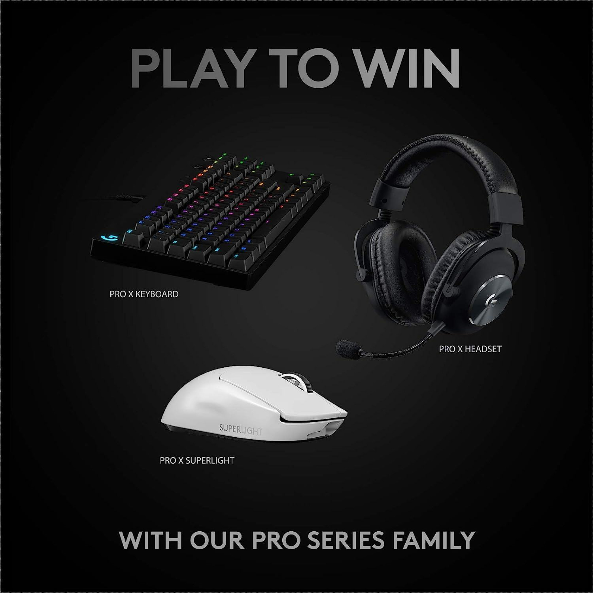 Logitech G PRO X (Superlight Draadloos) - Magenta