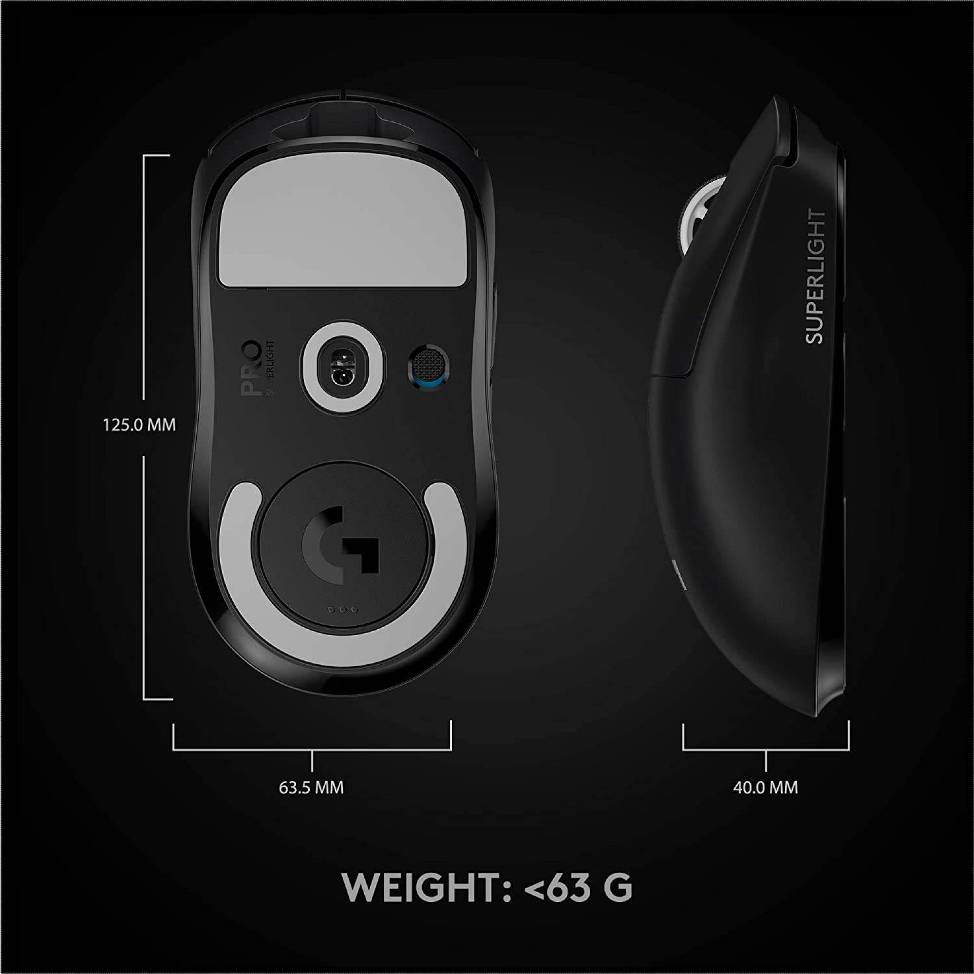 Logitech G PRO X (Superlight Draadloos) - Zwart